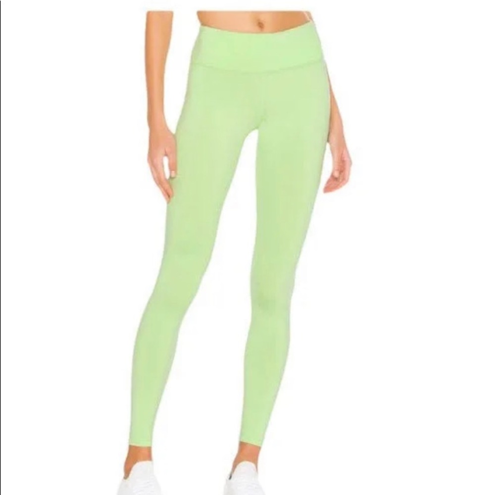 ALO Yoga High Rise Neon Green Leggings NWOT